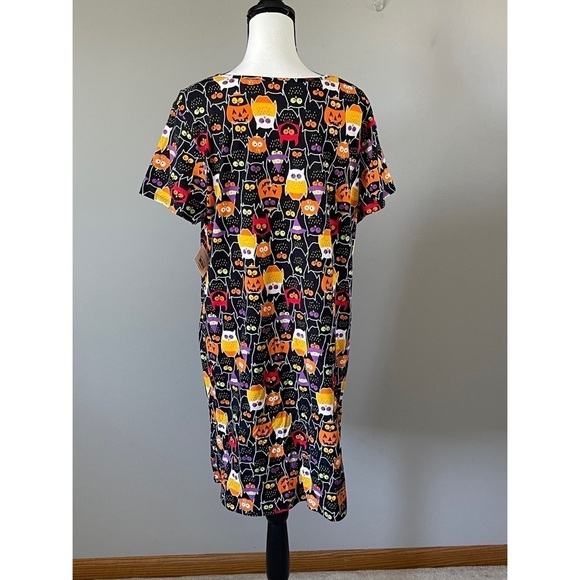Halloween owl sleepwear night gown dress tunic new with tags XL 14-18 mumu - Picture 2 of 12